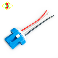 Adaptateur de prise femelle 9004 9007, câble de connexion, faisceau de câblage, fiche de raccordement, phare automobile, lampe, 3 fils, 15 cm, 18 AWG