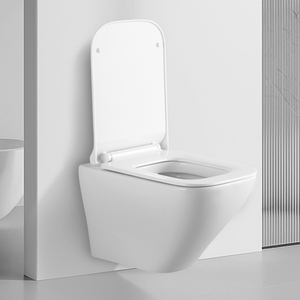 Sistema <span class=keywords><strong>de</strong></span> Inodoro Moderno <span class=keywords><strong>de</strong></span> Lujo para Colgar en la Pared, Acabado Blanco Brillante, Superficie Lisa, Fácil <span class=keywords><strong>de</strong></span> Limpiar, Diseño Minimalista para Baño - Product Image 4