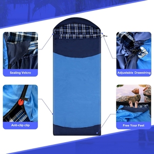 Sac <span class=keywords><strong>de</strong></span> couchage léger et compact en polyester/nylon avec duvet d'oie pour adultes, 3 saisons, camping, randonnée, portable, pour le backpacking - Product Image 2