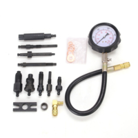 Herramienta de diagnóstico de vehículos, medidor de compresión de motor diésel, Kit de herramientas de prueba de presión de cilindro para automóviles y camiones