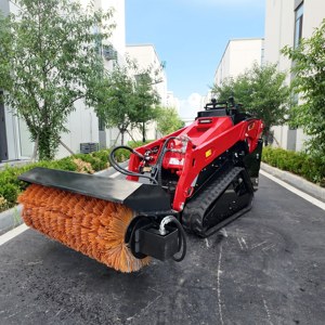 Vente directe usine : Mini-chargeuse compacte V1000 avec chenilles en caoutchouc, certifiée CE et EPA, et godet frontal - Product Image 2