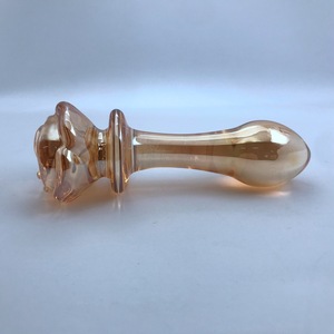 Nouveaux bijoux, plug anal, dildo en verre, vibrateur de prostate diamanté pour hommes et femmes, mini-vibrateur, plug anal en cristal, vente en gros - Product Image 2
