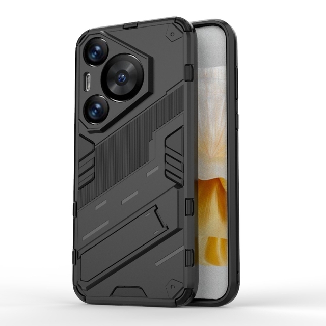 Mobile Accessories for Huawei Pura 70 Pro / 70 Pro+ Punk Armor 2 in 1 PC + TPU Phone Case with Holder