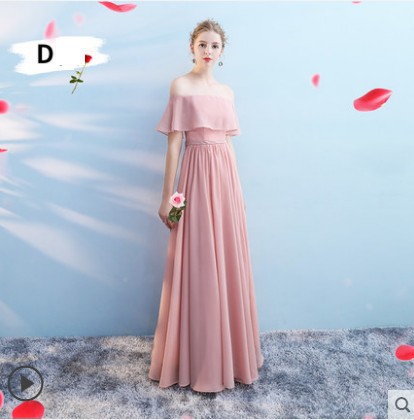 Shop Our 2024 Peach Chiffon Bridesmaid Dresses