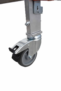 Nouvel échafaudage pliable en aluminium GIERRE FX001FL Flecto, hauteur de travail 2,91 m, capacité 150 kg - Product Image 5
