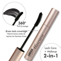 Mascara OTVENA noir mat, waterproof, volumisant, 4D, fibres de soie
