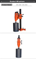 Perceuse à carottage diamantée électrique CAYKEN DK-350 de qualité industrielle, boîte de vitesses immergée dans l'huile de 350 mm, 5280 W pour les grands et petits trous, OEM