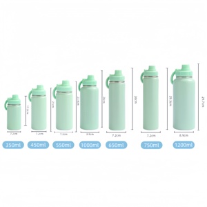 Bouteille d'eau potable portable en acier inoxydable isolé en métal Eco Cup personnalisé personnalisé votre logo flacons thermiques Hotcold - Product Image 1