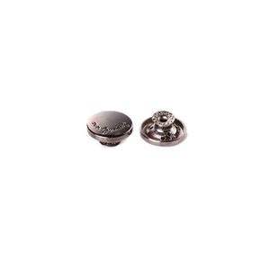Custom Made Metal Jeans Buttons Round Alloy T-Shaped Buckle Embossed Logo For Denim Overalls Accessories - Product Image 3
