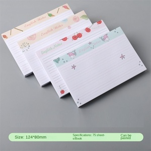 Kawaii marcapáginas planificador Bloc de notas índice pestañas pegatina marcapáginas notas adhesivas papel para niña papelería - Product Image 4