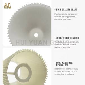 High Quality Fabric Pleated <strong>Lampshade</strong> for Living Room Bedroom Modern Simple Style <strong>Small</strong> <strong>Lampshade</strong> with Metal <strong>Frame</strong> - Product Image 5