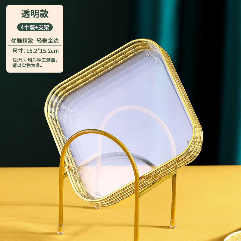 6 bases transparentes pour marquage à chaud