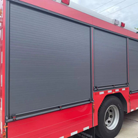 Volet roulant en alliage d'aluminium de style européen à ouverture verticale pour camion de pompiers, vente chaude en usine