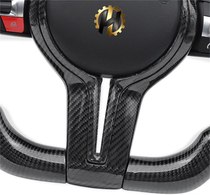 Setir Kemudi Serat Karbon LED <span class=keywords><strong>M</strong></span> Sport Kustom untuk BMW F06/F10-F11/F20-F36/F80-F87/M2-M6 Style 02-M3 - Product Image 4