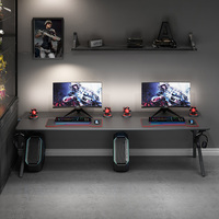 Maono — grand bureau moderne, réglable, à lumière rgb, pour s'amuser sur pied, large, table de jeu, pour la maison, le bureau, ordinateur portable, nouveauté 2021