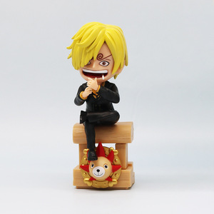Statuetta in PVC <span class=keywords><strong>di</strong></span> Alta Qualità Versione Q Anime, Modellino da Collezione <span class=keywords><strong>di</strong></span> Luffy e Zoro, Ornamento per Auto, Action Figure - Product Image 4