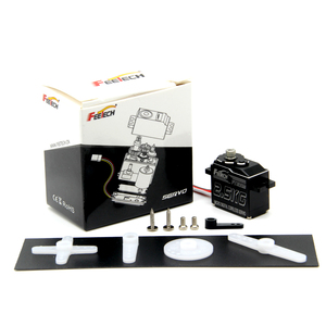 Servo numérique léger Feetech FT1108M 6V 2,5 kg à engrenages métalliques 180 degrés pour mise à niveau de voiture, camion et modèle <span class=keywords><strong>RC</strong></span> - Product Image 5