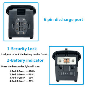 IR-5 Rhino, 36 В, 17,5 А/ч, 48 В/14 А/ч, скрытая аккумуляторная батарея для CTM Ebike Jeep FR 7000 МТФ, складной 2,2 Vakole <span class=keywords><strong>VT4</strong></span> Ebike - Product Image 3