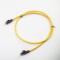 Kabel Patch Cat6 Bulat 26AWG 1m Berkualitas Tinggi Harga Pabrik U-KCOM untuk Luar Ruangan OEM HDPE CAT 6 Cat 8 Kabel Ethernet Cat8 Kabel PE Cross