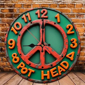 Round Wooden Wall <b>Clock</b> 25Cm Quiet Movement Natural Wood Home <b>Bedroom</b> Decor - Product Image 4