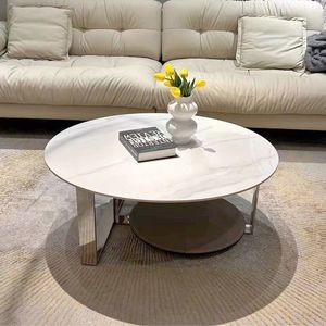 <span class=keywords><strong>Mesa</strong></span> de cristal Foshan, muebles para sala de estar, <span class=keywords><strong>mesa</strong></span> de <span class=keywords><strong>centro</strong></span> redonda, Base SS, <span class=keywords><strong>mesa</strong></span> de té <span class=keywords><strong>baja</strong></span> de dos niveles, salón de vidrio templado - Product Image 6