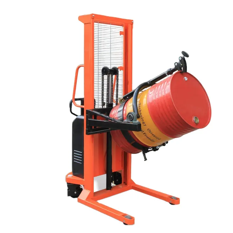 JIN YANG HU DA300 300kg pneumatik Oil Drum rotator tipper oil drum mengangkat rotator stacker
