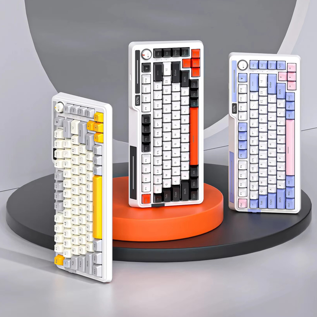 Factory OEM 75% USB Wired Mechanical Gaming Keyboard Custom 83-Key Type-C Wired LED Anti-ghosting Mechanical Gaming Keyboard