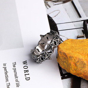 Anillo de estrella de cinco puntas con banda delgada, joyería de moda para mujer, SA973, ocasión de regalo - Product Image 2