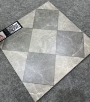 Foshan Céramique Nouveau Design Gris 300x300mm Antidérapant Antique Géométrie Look Mat Rustique Maison Gazed Carreaux de sol
