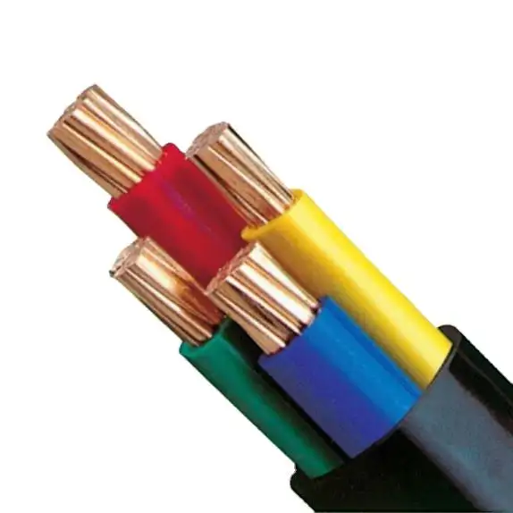 كابل طاقة منخفض مقاوم للدخان wdzn YJY 1kv موصل نحاسي XLPE غمد العزل PE 4x16mm2