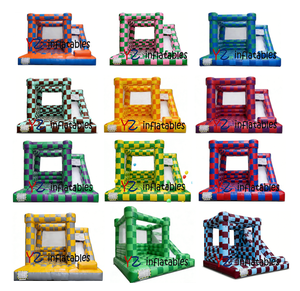 Château gonflable à thème course automobile blanc et noir à carreaux 4x4 à vendre, location pour fêtes, château gonflable à carreaux <span class=keywords><strong>Casa</strong></span> Race - Product Image 4