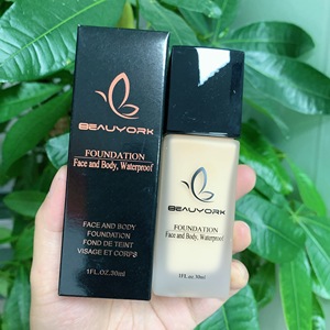 كريم أساس سائل لكريم أساس, كريم أساس لكريم أساس من دون شعار متوفر بـ 16 لونًا بعلامة تجارية خاصة لكريم أساس بتغطية كاملة وكريم أساس لكريم أساس لكريم أساس للبيع بالجملة - Product Image 2