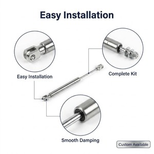 Yacht Gas <b>Spring</b> 200N-500N Waterproof Stainless Steel for Hatch Cabin <b>Door</b> OEM Supplier - Product Image 2