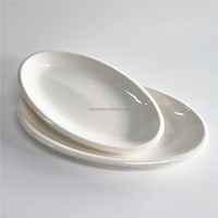 Plats en céramique vente en gros assiette à dîner restaurants assiettes en porcelaine fine