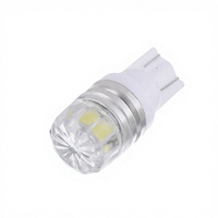 Phare de voiture LED T10 5630 2SMD 2W, éclairage latéral et de plaque d'immatriculation, petit objectif diamant