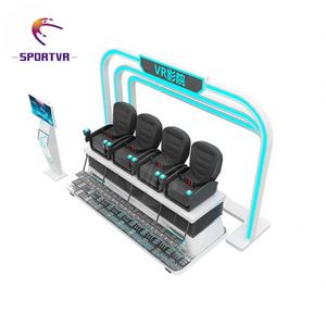 Juegos de Realidad Virtual SportVR, Simulador de Realidad Virtual 9D, 4 Asientos, Equipo Dinámico 9D, Cine VR - Product Image 2