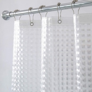Rideaux <span class=keywords><strong>de</strong></span> douche Peva 3D, cube pour <span class=keywords><strong>salle</strong></span> <span class=keywords><strong>de</strong></span> bains, Transparent, 0.15mm, 72X72 pouces, imperméable, <span class=keywords><strong>pas</strong></span> <span class=keywords><strong>cher</strong></span> - Product Image 4