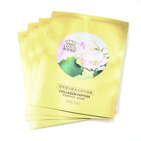 Emballage cosmétique haut de gamme pour crème, lotion pour le visage, masque imperméable, sac à haute barrière, matériau métallisé, pochette plate