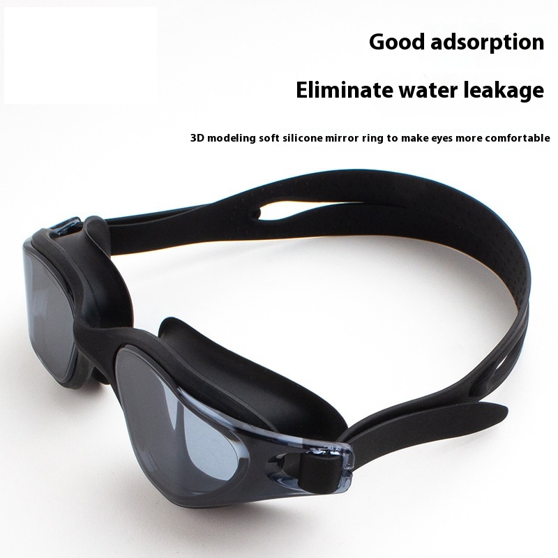 New Upgrade Anti-Fog HD Waterproof Clear Big Frame Adjustable Comfortable Swimming Goggles for Adult