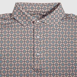 Polo Elástico sin Costuras para Hombre, Marca de Diseño, Cuello Blanco con Broches de Perla, Camisa de Golf - Product Image 5