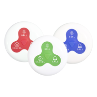 Système d'appel de sonnerie de Table de Restaurant, bouton d'appel de Service de serveur 3 touches téléavertisseurs