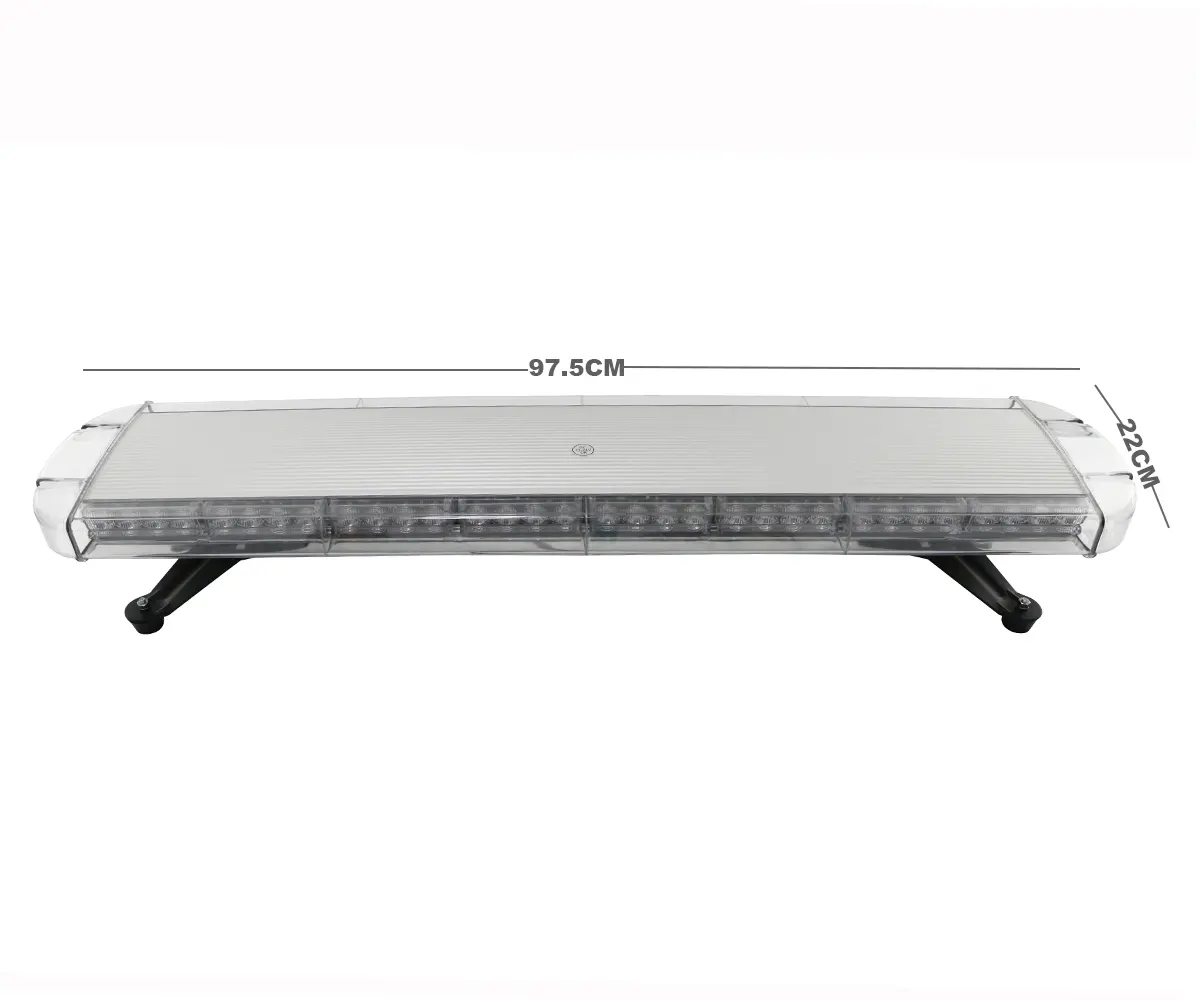 Biaochi impermeabile 72 LED 38 pollici 96CM spia stroboscopica auto spia rotante segnale lampeggiante di sicurezza Flare di emergenza