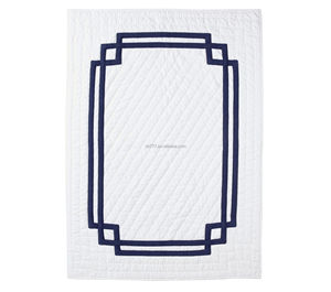 Manta CH-076 <span class=keywords><strong>Ropo</strong></span> Borders Sutton de Algodón con Cinta para Bebés Recién Nacidos - Product Image 1