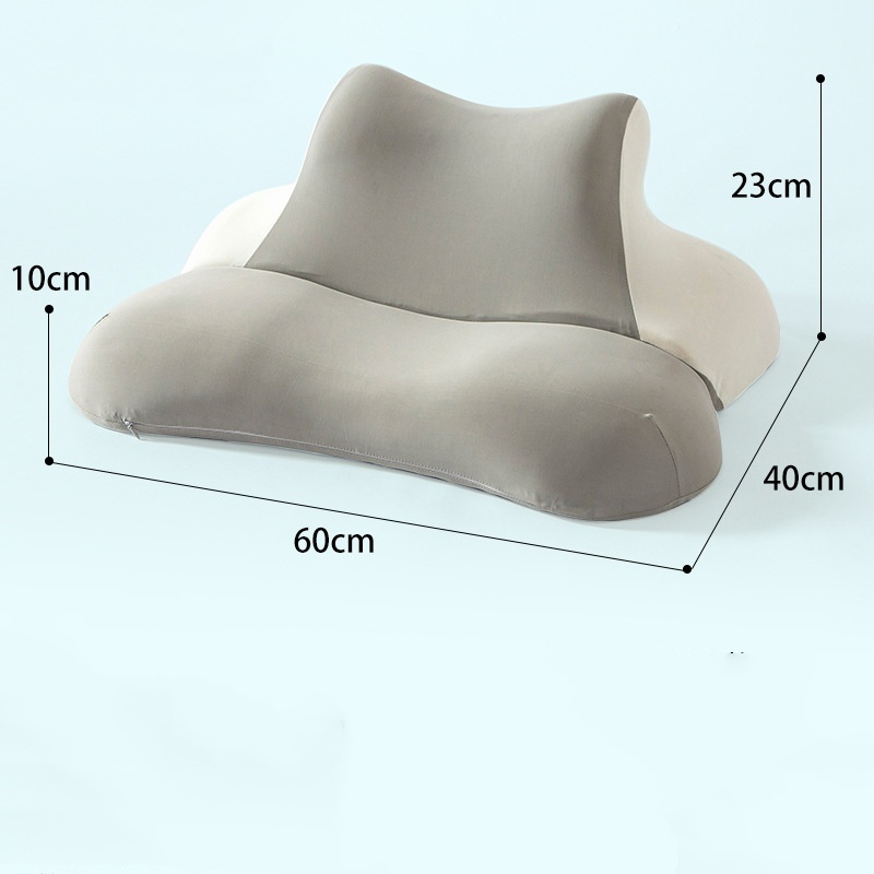 Fat cat pillow-ice silk silver snow grey