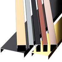 Bande de transition décorative moderne en aluminium pour plafond et sol, style chinois, pour carrelage et revêtement mural – Vente en gros