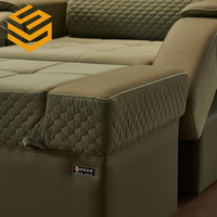 Mobilier de salon de spa : Fauteuil avec spa pour les pieds et canapé de massage pour services de manucure et coiffure, fauteuil de réflexologie électrique pour les pieds