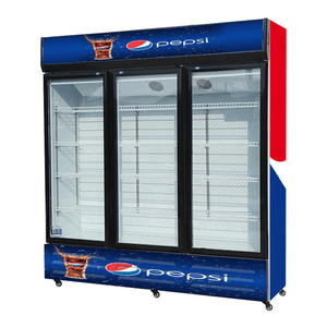 Vitrine de boissons verticale commerciale réfrigérateur debout magasin porte en verre affichage réfrigérateur finition sans défaut réfrigérateur - Product Image 4