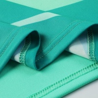 Ensemble de maillots de football personnalisés bleu ciel marine, imprimés par transfert thermique, 220g, séchage rapide, 100% polyester, tenue de football