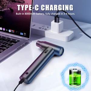 <span class=keywords><strong>Ventilador</strong></span> pequeño de aire comprimido eléctrico inalámbrico de mano portátil de 130000RPM para coche - Product Image 6