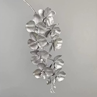Künstliche Silberne Eukalyptus-Blumen Weihnachtsdekoration Hochzeitssaal-Layout DIY Handgemachte Haaraccessoires